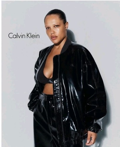 Calvin klein jeans black shiny - calvin,