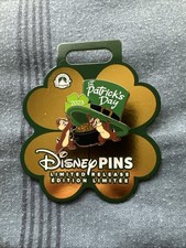 Disney Pin Limited Edition Saint Patrick’s Day 2023 Chip And Dale