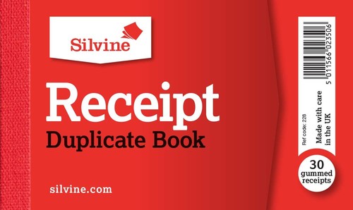 Silvine duplicate cash - silvine,