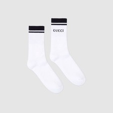Gucci Mens White Black GG Logo