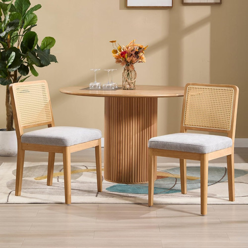 Dining chairs 2pcs rattan - dining, 2pcs,rattan