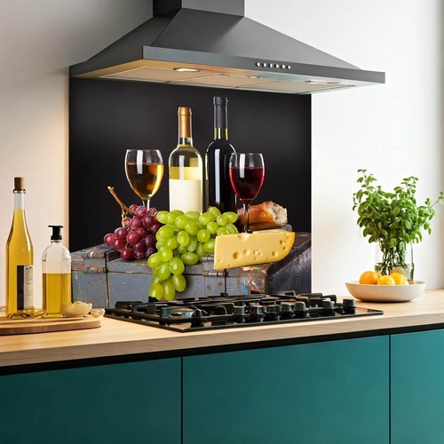 Printed glass kitchen - printed,