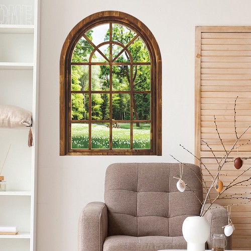 Fake window scenery - scenery, wall