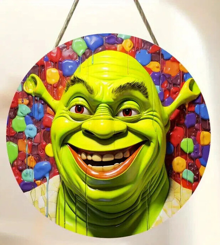 Wooden shrek from - wooden, childrens