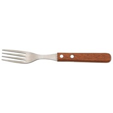 Steak Forks with Wooden Handle x 12 Cutlery Dinning Tableware Restaurant 