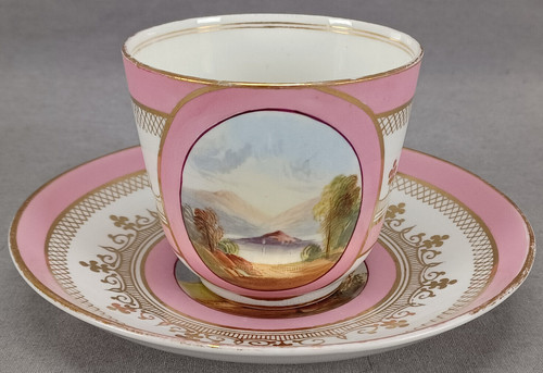 British hand painted landscape - painted,