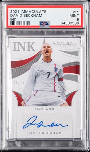 2021 david beckham - beckham, autograph