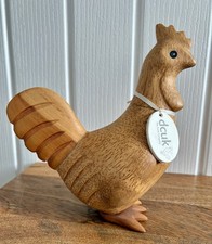 Handmade DCUK The Duck Company Wooden Chicken Hen Bird Figure Imogen 7.5” *Tags