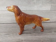 Vintage Sylvac Irish Red Setter  Figurine Collectable Gift For Dog Lover CAB