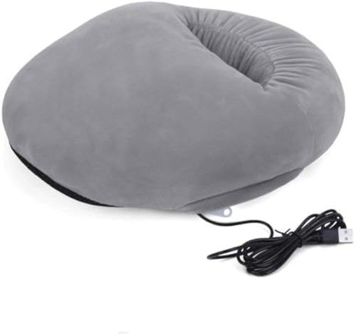 Usb heated foot warmer furry - foot,