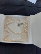 Art Deco Graduated Akoya saltwater Cultured Pearl  Necklace