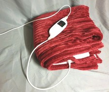 Bedsure Heated Blanket Electric Throw Ribbed Flannel Heating 130x160cm, Striped