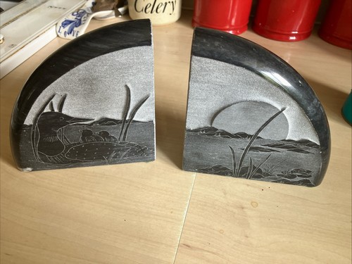 Vintage inuit canada etched - vintage,