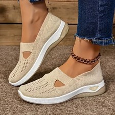 Womens Breathable Knit Walking