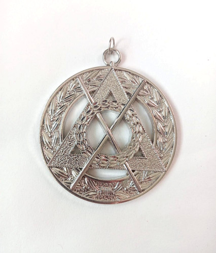 Masonic regalia silver tone - masonic,