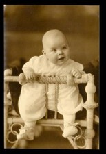 Vintage Photo Sassy Baby in