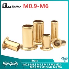 0.9mm-6mm Brass Hollow Rivets