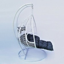 White Double Hanging Rattan
