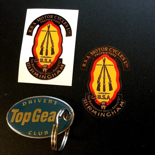 Bsa piled arms stickers - arms,