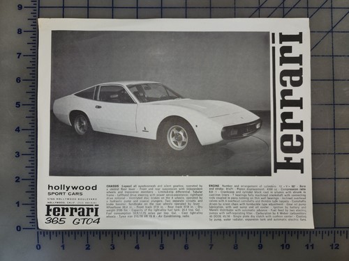 Ferrari 365 gtc4 hollywood - 365,
