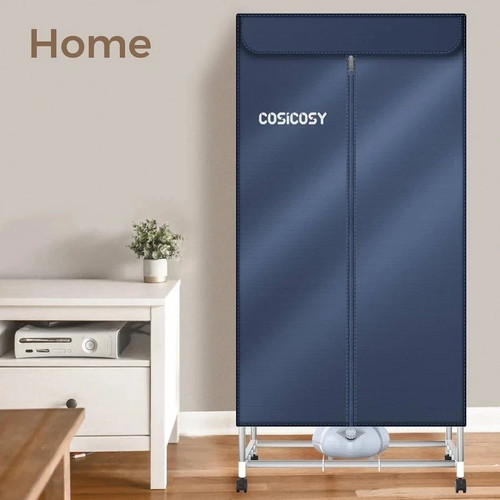 Blue electric clothes dryer - blue,