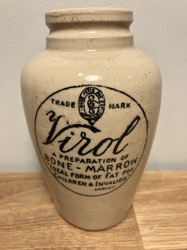 Antique virol transferred pot - antique,