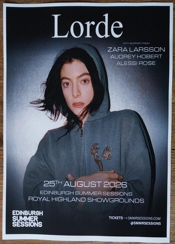 Lorde concert poster 2026 - –,