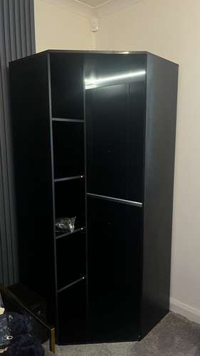 High gloss black corner - high,
