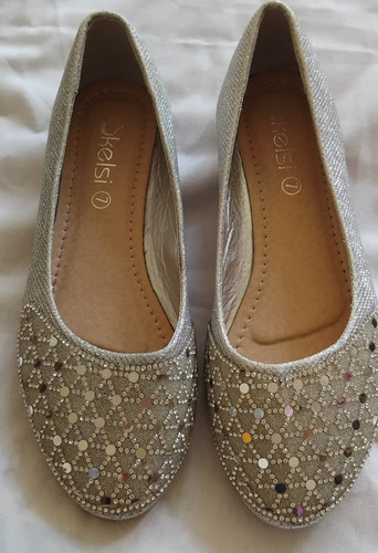 Kelsi diamante studded silver - diamante,