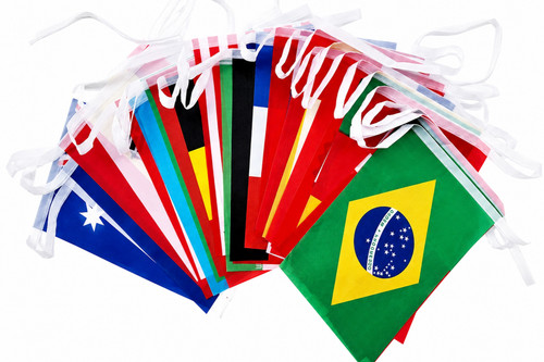 Metre flags the world - 10,