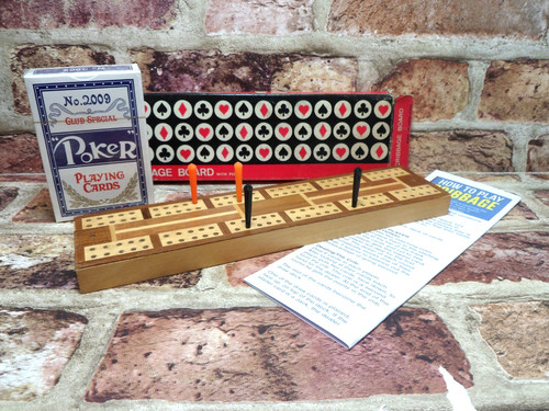Wooden cribbage board crib - wooden,