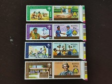 6606 - Kenya Kenya - 1982 - Mi 214 / 221 - Boy Scout Scouting - MNH