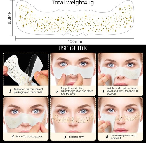20pcs glitter freckles face - 20pcs,