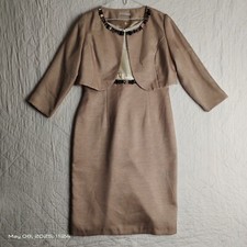 Shubette Dress and Jacket Mother of The Bride Size 14 (Flaws)