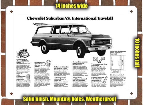 Metal sign 1971 chevrolet - 1971,