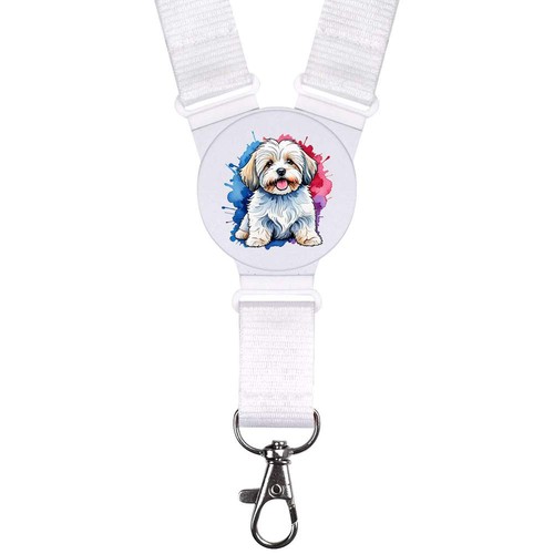 Colourful havanese dog neck - 'colourful,