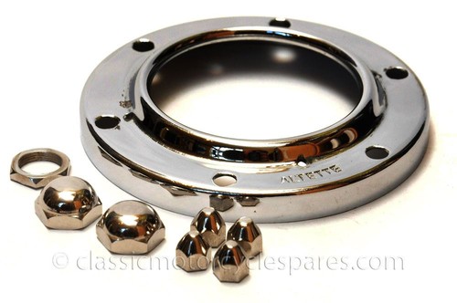 Altette chrome horn bezel and - chrome,
