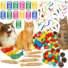 Cat Toys - Wand Fish Springs