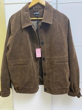 Dark Brown Oversized Suede