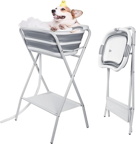 Pet dog bath tub foldable - bath, in