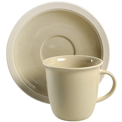 Mikasa sand piper cup saucer - sand,