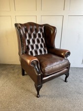 Vintage Brown Leather Wing