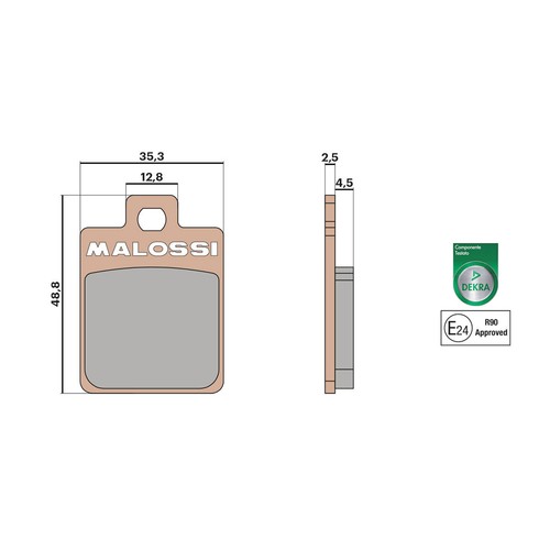 Brake pads malossi mhr synt - malossi,