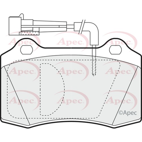 Brake pads set for - set,