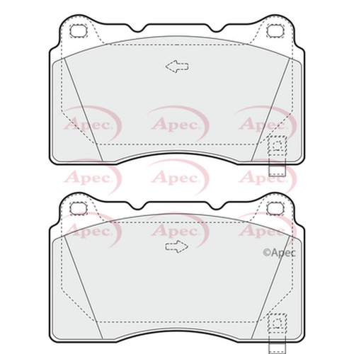 Brake pads set for mitsubishi - pads,