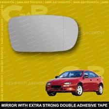 For Mazda 323F wing mirror glass 94-98 Right Driver side with Wide Angle