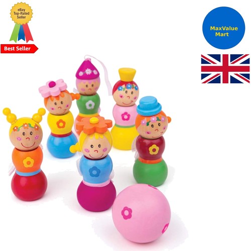 Wooden fairy skittles - skittles, game: