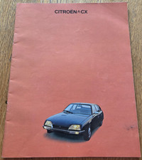 CITROEN CX car brochure from