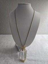 Gold Plated Neclace With And
