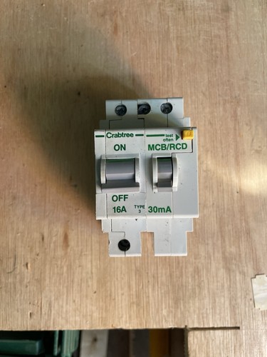 Crabtree polestar rcbo 16a - rcbo,
